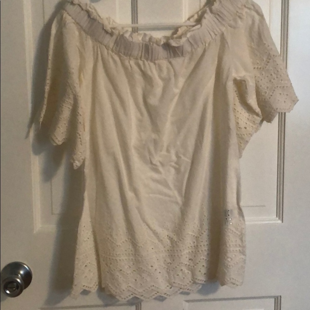 Off the shoulder blouse